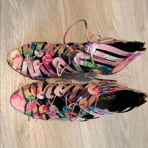 Kendall & Kylie Multicolor Strappy Heels